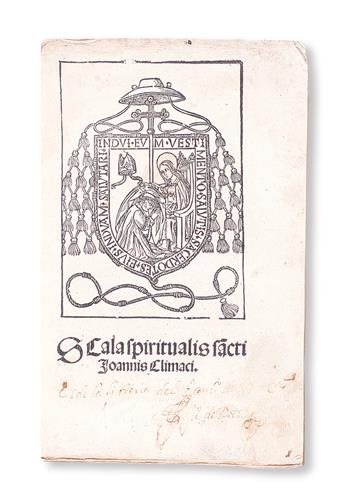 JOHN CLIMACUS, Saint. Scala spiritualis.  1505